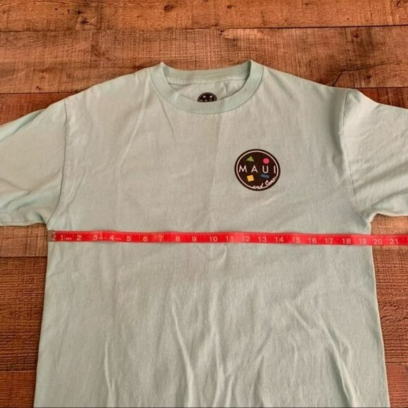 Maui and sons mens size medium short sleeve vintage graphic tee t-shirt in blue - Picture 3 of 8